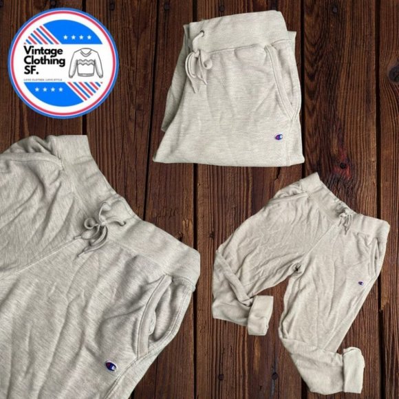 Champion Pants - Champion  Authentic Athleticwear swearpants Women S Grey Logo